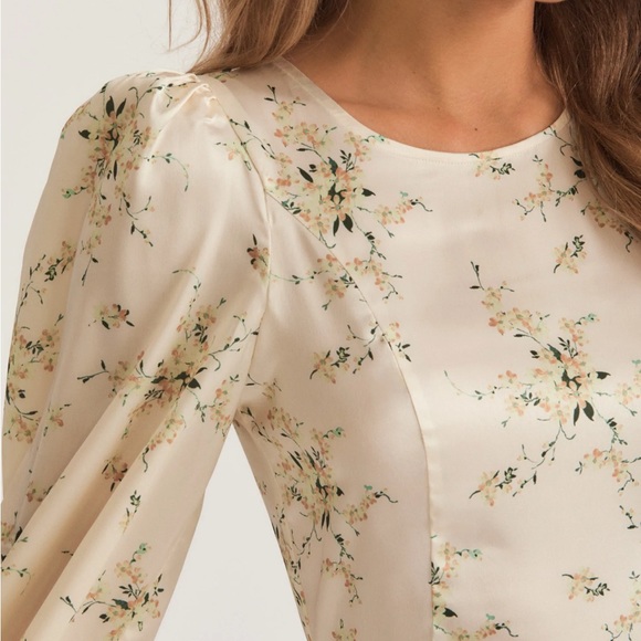 LoveShackFancy Garcia Mini Dress Floral - Picture 8 of 11